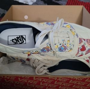 Vans Anaheim Factory Authentic 44 DX Positivity Patchwork Men's Shoes Beige